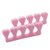 Nail Art Toe Separator Soft Sponge Form Toe Separators Finger Spacer för Manicure Pedicure Nail Tools HHA335