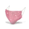 Hot Koop met Diamond Designer Gezichtsmasker Dames Maskers Dames Maskers in de zomer Europa en de Verenigde Staten Decoratieve Masker Trend Rhinestone Maskers