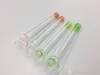 Glass Oil Burner Pipe mini Smoking Hand Pipes galss tube Thick Glass Pipe Oil Colorful Pipe Free Shipping