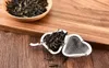 Acero inoxidable reticular en forma de corazón colador de té filtro de malla infusor de té plateado hogar práctico duradero