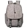 Nylon + Canvas Schoolbag masculino e feminino sacos de ombro de alta capacidade pacote Computer Lazer mochila Unisex Multifuncional exterior DB2019