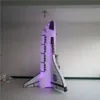 wholesale Advertising Inflatables 3 m High Inflatable Balloon Spacecraft Shuttle Advertising With 7 Color LED Light Inflable Space Vehicles