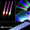 New Styles Novelty Lighting LED Cheer Rave Glow Sticks Acrylic Spiral Flash Wand For Kids Toys Christmas Concert Bar Birthday Party Supplies