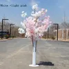 2pcs 1.5m mariage en fer forgé arche étagère artificielle fleur de cerisier route conduit simulation chemin fausse fleur décoration fête hôtel toile de fond