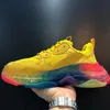 OG Лучший качественный тройной S -дизайн -обувь для мужчин Женские кроссовки платформы Rainbow Beth