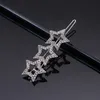 Söta hårklämmor Barrettes Crystal Star Moon Flower Hair Pins For Women Lady Fashion Jewelry Accessories Dancing Party Hairpin