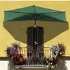 Gratis verzending Groothandel Hot Sales 9 Ft. Outdoor patio markt halve tilt paraplu groen
