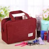 Kits de toilette Femmes Abrasif Double couche Sac cosmétique de grande capacité avec sac de rangement Handble 5Colors Sport Outdoor6400628