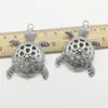 10pcs Big Sea Turtles Animal Charms Pendants Retro Jewelry Accessories DIY Antique silver Pendant For Bracelet Earrings Keychain 5227A
