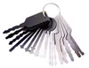 Auto Jigglers (16 stycken) Tryout Keys för bilar - Master Key Locksmith Auto Jigglers Car Pick Dörröppnare för Automotive