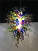 Murano kroonluchter groot glas hanglamp moderne hand geblazen glas grote kroonluchter Topkwaliteit Home Hotel Restaurant kunst decoratie LED-lamp