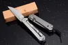Cr Silver Steel Folding Blade Kniv Full Steel Handle High Sharp Camping Pocket Knife Outdoor Edc Tactical Survival Knives