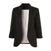 Offene vorne gekerbte Blazer 2019 Herumn Women Formal Jackets Büroarbeit Slim Fit Blazer White Ladies Anzüge 11 Farben Größe SXXL CJ191209