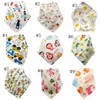 Pasgeboren baby bibs voeding speeksel handdoek dribbel driehoek bib bochtdoeken cartoon kind bandana baby absorberende doek 39 ontwerpen DW5207