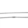 10pcs Long Chain Jewelry Link para pingente fazendo artesanato homens colar acessórios de moda rodada frisada diy bola de aço inoxidável