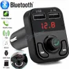 Transmetteur FM multifonction sans fil Bluetooth B3, chargeur de voiture USB, Mini support de lecteur MP3, carte TF, modulateur de casque mains libres