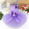 30pcs Pet Dogs Clothes Bow Dress Soft Lace Colorful Luxury Exquisite Dog Apparel Wedding Clothing Spring And Summer Style High Quality