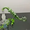 Fiamme di vetro colorate del tubo di vetro dei tubi del bruciatore a olio dei bong all'ingrosso della caldaia di vetro a 4 bolle che fumano trasporto libero