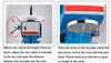뜨거운 판매 상업 얼음 분쇄기 눈송이 평면 면도기 빙면 쉐이빙 머신 아이스크림 그라인더 홈 레스토랑