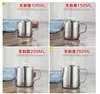 Stainless steel flower cup flower jar milk foam cups milk cup coffee cups and coffee cup Bar bar cold drink cans