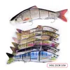 Producent Dostawa ABS Saltwater Jig Fishing Tackle Lure, W magazynie Multi Colled Swim Bait z 12 cm / 15.2cm / 25.5cm