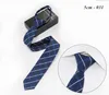 zip ties for men lazy necktie floral narrow striped ready knot zipper tie neck tie business leisure 2pcslot6102752