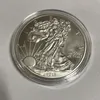 5 datorer Non Magnetic the Relievo 2018 Dom Bueaty Coin med Upside Down Eagle Silver Plated 40 MM Souvenir Coin44235766107410