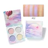 Handaiyan 4 Color Face Highlighter Make Up Palette Shimmer Powder Northern Lights Symphony Makeup Eyeshadow Contour Palettes4879850