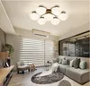 Modern creative LED ceiling lamp living room bedroom Glass Chandelier indoor Warm White LED Ceiling light fixtures AC110-240V