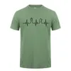 Heartbeat of Chess T Shirt Krótki Rękaw Bawełniany Śmieszne Szachy Design T-Shirt Mężczyźni Lato Topy Tee OZ-387