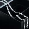 10 шт., 14-каратное золото и серебро, 2 мм, итальянское ожерелье-цепочка с бордюрным звеном, ожерелье-цепочка Фигаро, ожерелье-цепочка для женщин, девочек, мужчин и мальчиков, модное ожерелье Gold251G