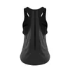 Running Jerseys 2-in-1 Yoga Training Sports Tank - Women's Active Gym Athletic Workout Soft Good Quality Padded Built-In Bra Vest Sleeveless