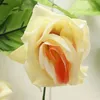 2.4m Kunstmatige Plastic Rose Bloem Groene Bladeren Garland Thuis Tuin Bruiloft Decoraties