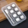 Ice Cubes Reusable Whiskey Wine Stainless Steel Whiskey Stones Chilling Stones Keep Your Drink Cold Longer