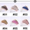 6 colori di medie dimensioni per ragazze colorate per ragazze pin di granchio pliplettes barrette scrub clip per capelli accessori per capelli all'ingrosso