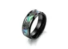 Free Shipping Buy Cheap Price USA Brazil Russia Hot Sales 8mm Mother Pearl Abalone Shell Tungsten Carbide Ring Mens Wedding Band