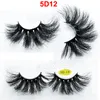 3D Mink Eyelashes 25mm Real Mink False Eyelash 5D False Eyelashes Long Dramatic Natural Thick Mink Lashes Handmade Makeup Volumn L3813756