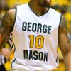 MI08 Custom George Mason Basketball Jersey NCAA College Jamal Hartwell II Javon Greene Miller Wilson Xavier Johnson Josh Oduro
