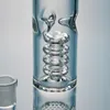 Tubi dell'acqua da 12,6 pollici Narghilè Triplo pettine Perc Gabbia per uccelli Percolatore Olio Dab Rigs Bong in vetro Giunto femmina da 18,8 mm