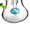 7,6-Zoll-weiße Pilzgrün-Schildkröte-Glas-Wasser-Bongs-DAB-Räucherhaarungen mit 14 mm weiblicher Schüssel auf Lager