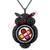 lockets flotantes negros