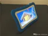 Niños Marca Tablet PC 7" Quad Core niños tabletas de Android 4.4 jugador Allwinner A33 Google WiFi altavoz grande cubierta protectora