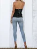 Summer Sexy Bra Bandage Strapless Top Casual Back Zipper Camisole Tank Women Tops Evening Party Club Crop Top Bustier Y19042801