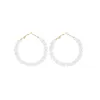 Luxe exagéré grand cercle Imitation perle boucles d'oreilles fée tempérament personnalité sauvage mariage accessoires cadeau oreille bijoux