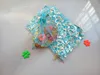 Confezioni regalo Sacchetti di organza cuore blu lago 9x12 cm 300 pezzi Imballaggio gioielli Display Regali Borsa con coulisse Custodia per bracciali1