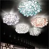 Nordic Designer Blommor LED Taklampor Lysdmjölk Färgglada Akryl Bedroom LED Pendant Lampa LED Takbelysning Belysningsarmaturer