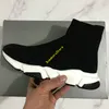 2022 New Speed Trainer Socks Shoes Fashion Top Triple Black Oreo Red Flat Men Women Casual Shoes Sport With Box Dust Bag