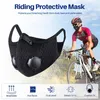 필터 블랙으로 사이클링 보호 얼굴 마스크 교육 도로 자전거 재사용 가능한 마스크의 FY9060 실행 탄소 PM2.5 먼지 스포츠를 활성화