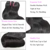 Dobrar Drawn Egg Curly Humano Pacotes de cabelo com Encerramento Natural Color Virgin brasileira Cabelo Weave com 4x4 Encerramento Cabelo 10-22 polegadas