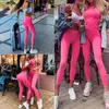 Leggings fitness mulher fitness push up high cintura bolso treinamento leggins 2021 moda casual calças longas